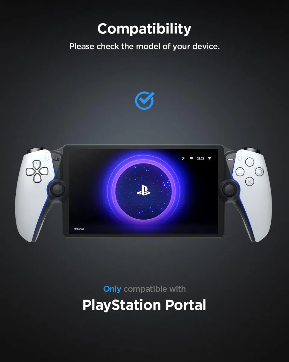 Spigen Cover Thin Fit Compatibile con Playstation Portal Remote Player- Nero