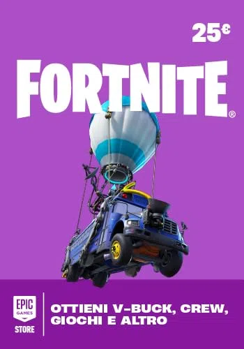 Carta regalo Fortnite da 25€ per l'Italia 25.00 EUR | Codice per PC