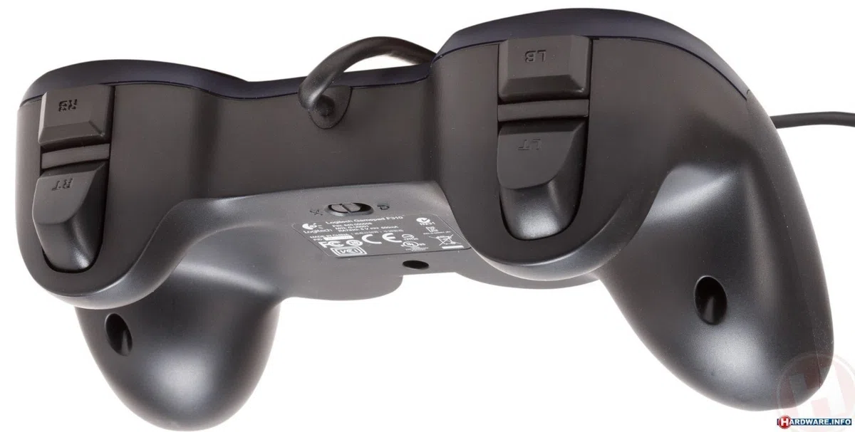 Logitech F310 Gamepad, Controller Cablato con Layout Stile Consolle, Tastierino Direzionale ‎‎4 Switch, XInput/DirectInput, Impugnatura Comoda, Cavo da 1.8 m, PC/Steam/AndroidTV, ‎Blu/Nero