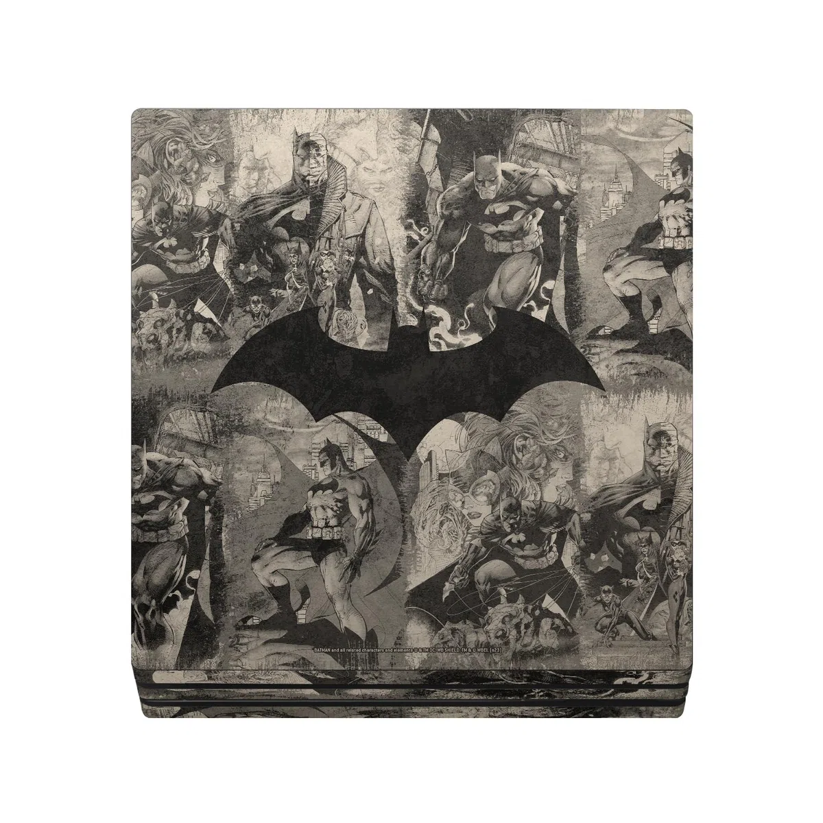Head Case Designs Licenza Ufficiale Batman DC Comics Collage Invecchiato Loghi E Fumetti Vinile Sticker Gaming Pelle Adesivo Compatibile con Sony PlayStation 4 PS4 Pro Console & DualShock 4 Controller