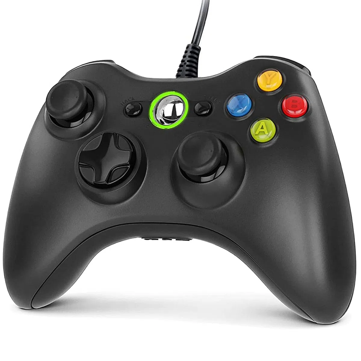 Xbox 360 Game Controller, USB Wired Controller Gamepad di Design Ergonomico Migliorato, Joystick Compatibile per Microsoft Xbox 360/Xbox 360 Slim/PC (Windows 7/8/8.1/10/XP/Vista)