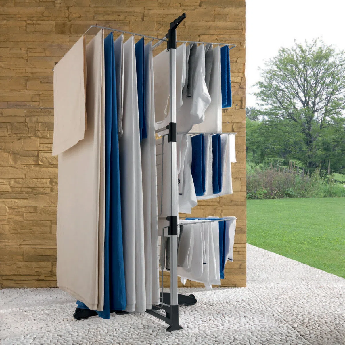 Metaltex Ciclone - Stendibiancheria verticale a 3 piani - (405870)