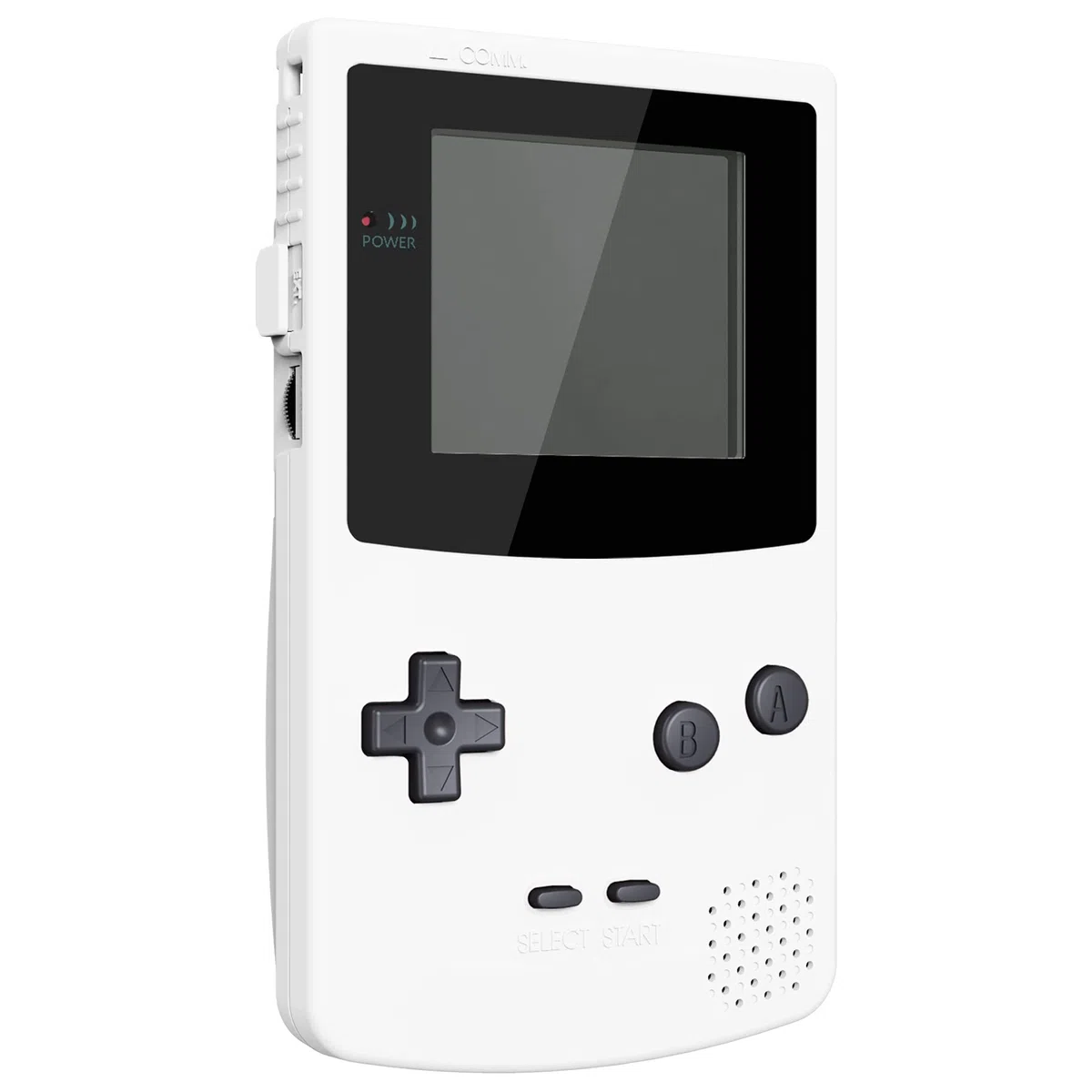 eXtremeRate Cover Custodia Tasti Scocca Pulsanti Shell Ricambio per Gameboy Color Console,Compatibile con GBC OSD IPS&Regular IPS&Standard LCD,Non Include Console&Schermo-Bianco