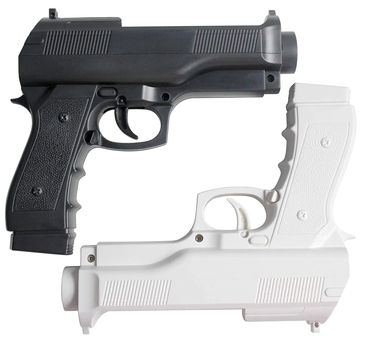 OSTENT Light Gun Pistol Shooting Sport Videogioco compatibile per Nintendo Wii Remote Controller Confezione da 2