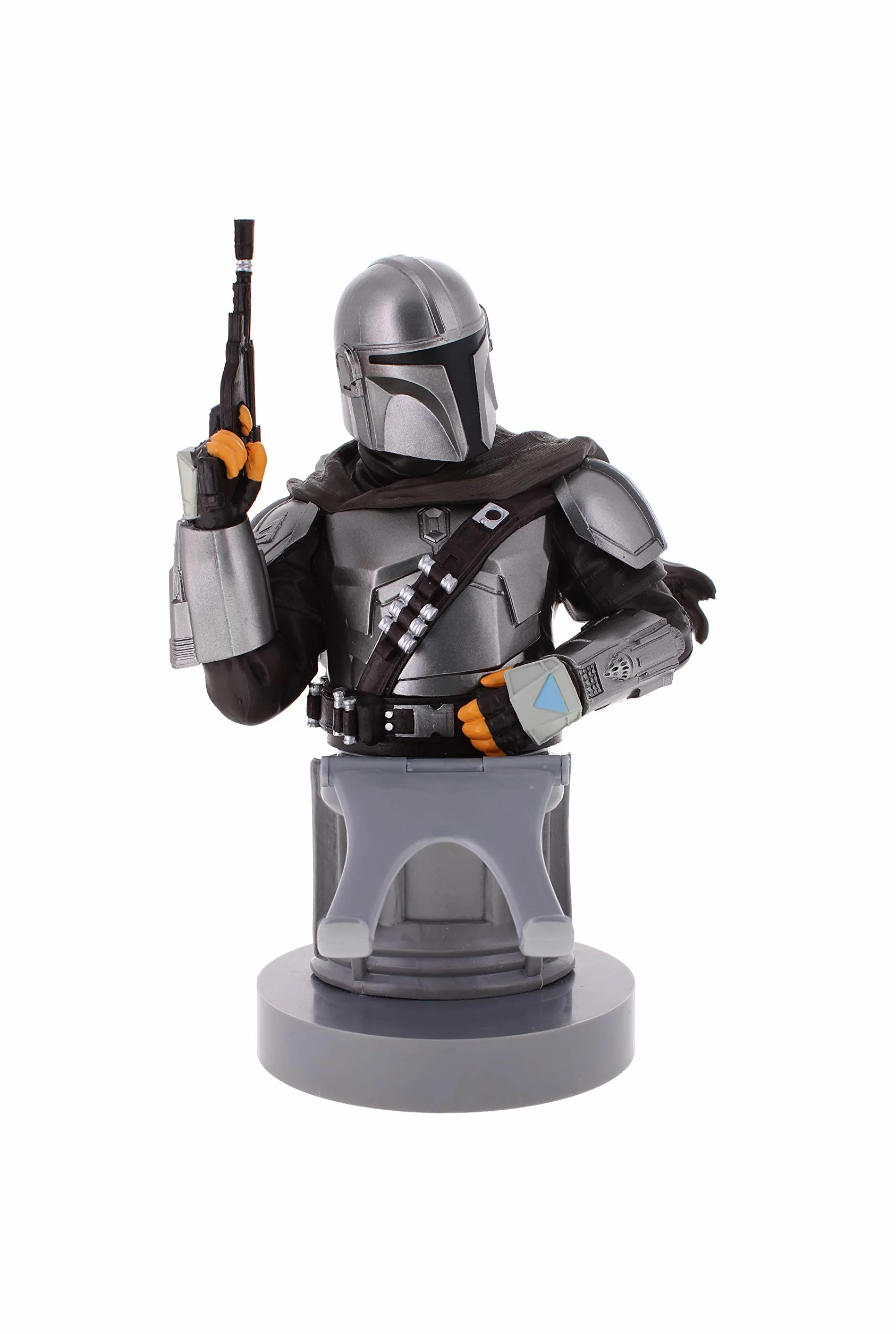 Cableguys Star Wars The Mandalorian Supporto Controller e Telefono - Porta Cellulare Compatibile con Xbox, PlayStation e la Maggior Parte dei Controller, Accessori Gaming per Scrivania