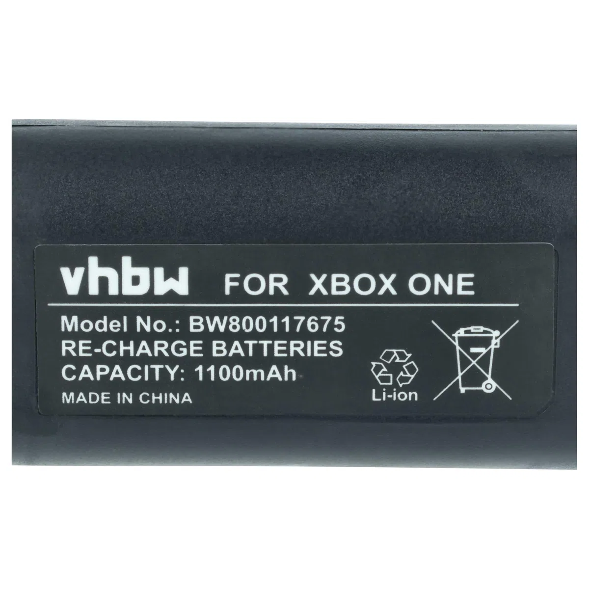 vhbw 2x batteria compatibile con Microsoft Xbox One, Xbox One Elite, Xbox One S, Xbox One Wireless controller (1100mAh, 3V, Li-Ion) nero