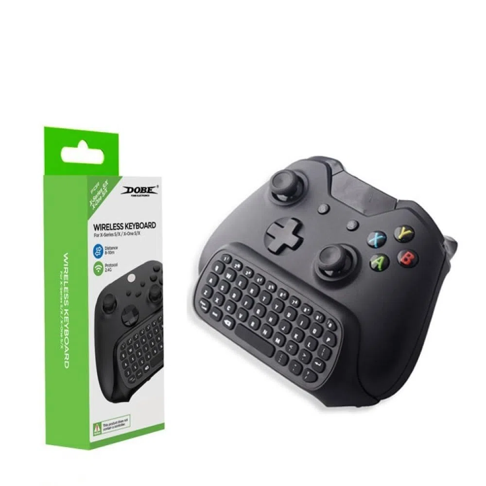 Dwdzey Tastiera Controller per Xbox One, Xbox Series S/X, Wireless, Chatpad, Tastiera Mini, Accessorio (Nero)