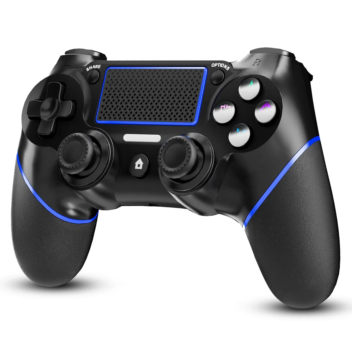 Controller per PS4, Controller Wireless con Vibrazione Duale, Trigger Lineari Sensibili, 6 Assi e Design Ergonomico