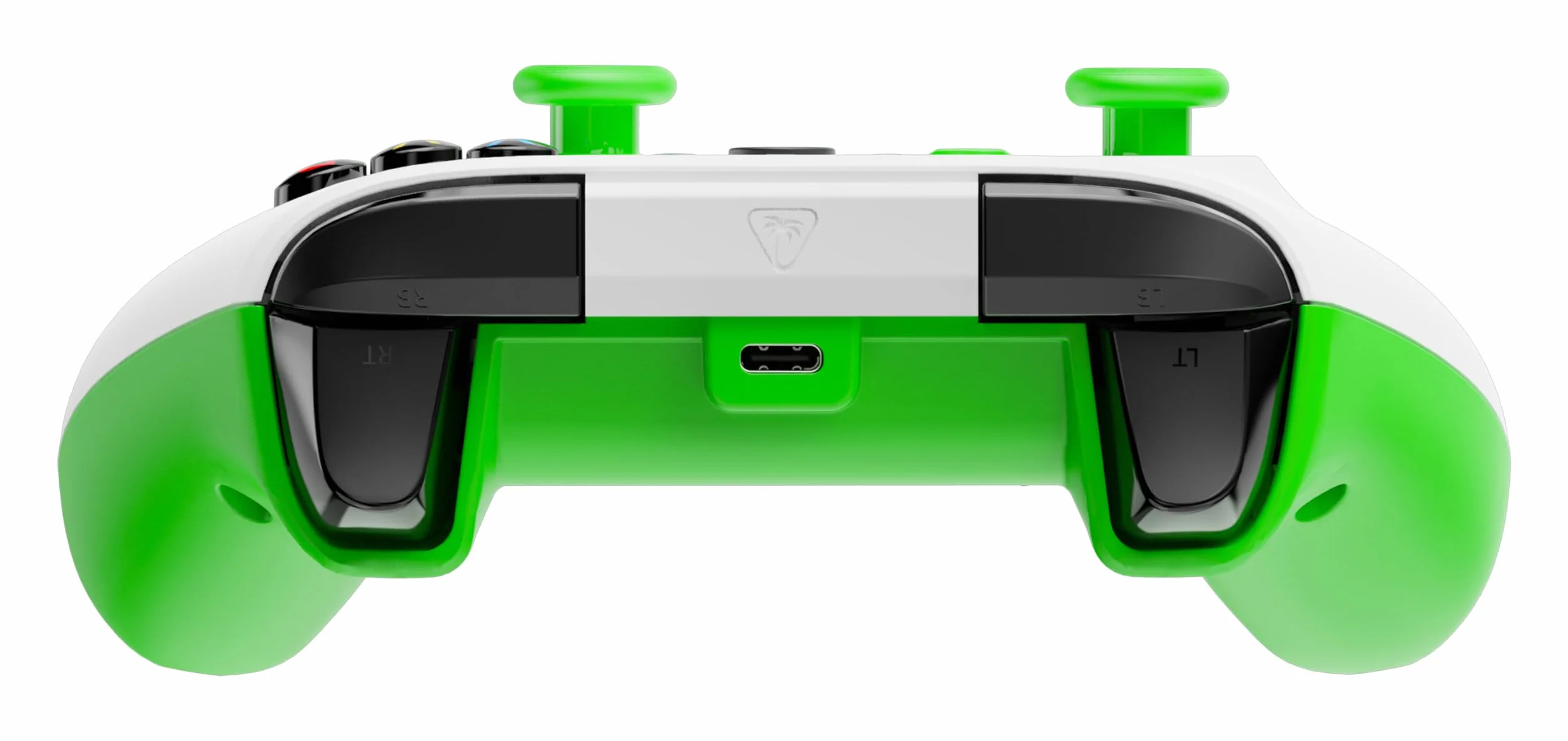Turtle Beach Rematch Core Bianco/Verde - Gamepad cablato - Con licenza per Xbox Series XS, Xbox One e PC - Pulsanti audio, motori Rumble e grilletti a impulsi, cavo da 3 m