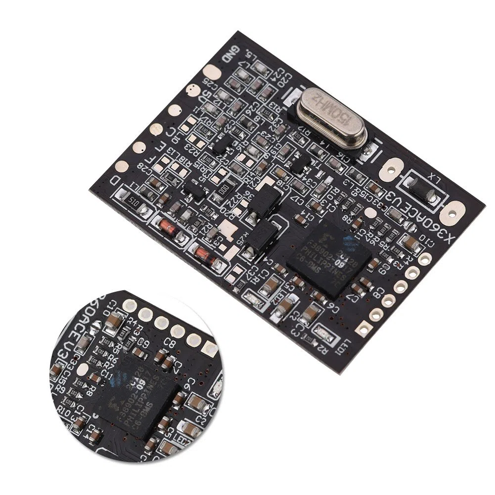 Denash - Chip a impulsi per Xbox 360 Slim Ace V3, Chip MOD con Cavo Sottile/Nastro Biadesivo