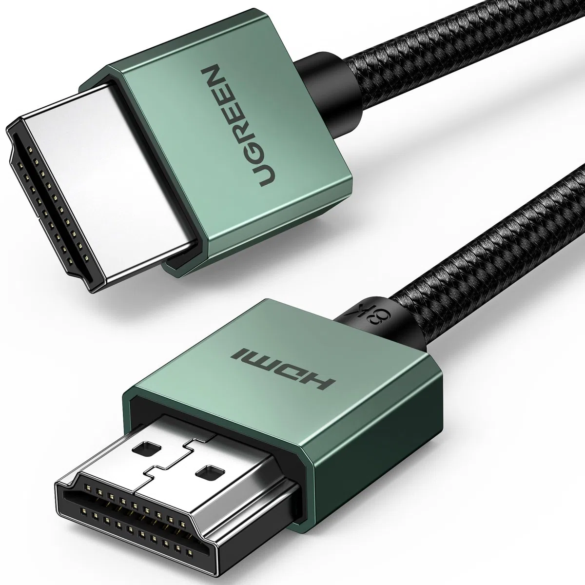 UGREEN Cavo HDMI 2.1 8K 10K 60Hz 4K 120Hz Dynamic HDR HDCP eARC Dolby Atmos Alta velocità 48Gbps Alluminio Compatibile con Monitor HDTV PS5 PS4 Xbox PC Proiettore, 5M