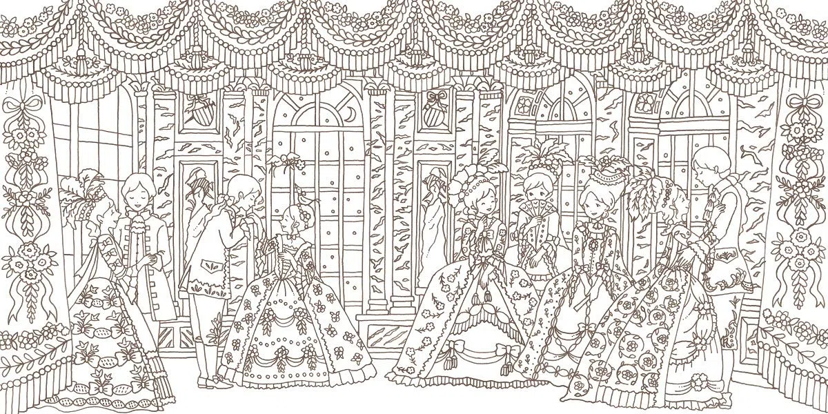世界遺産 時をこえる旅 塗り絵ブック
