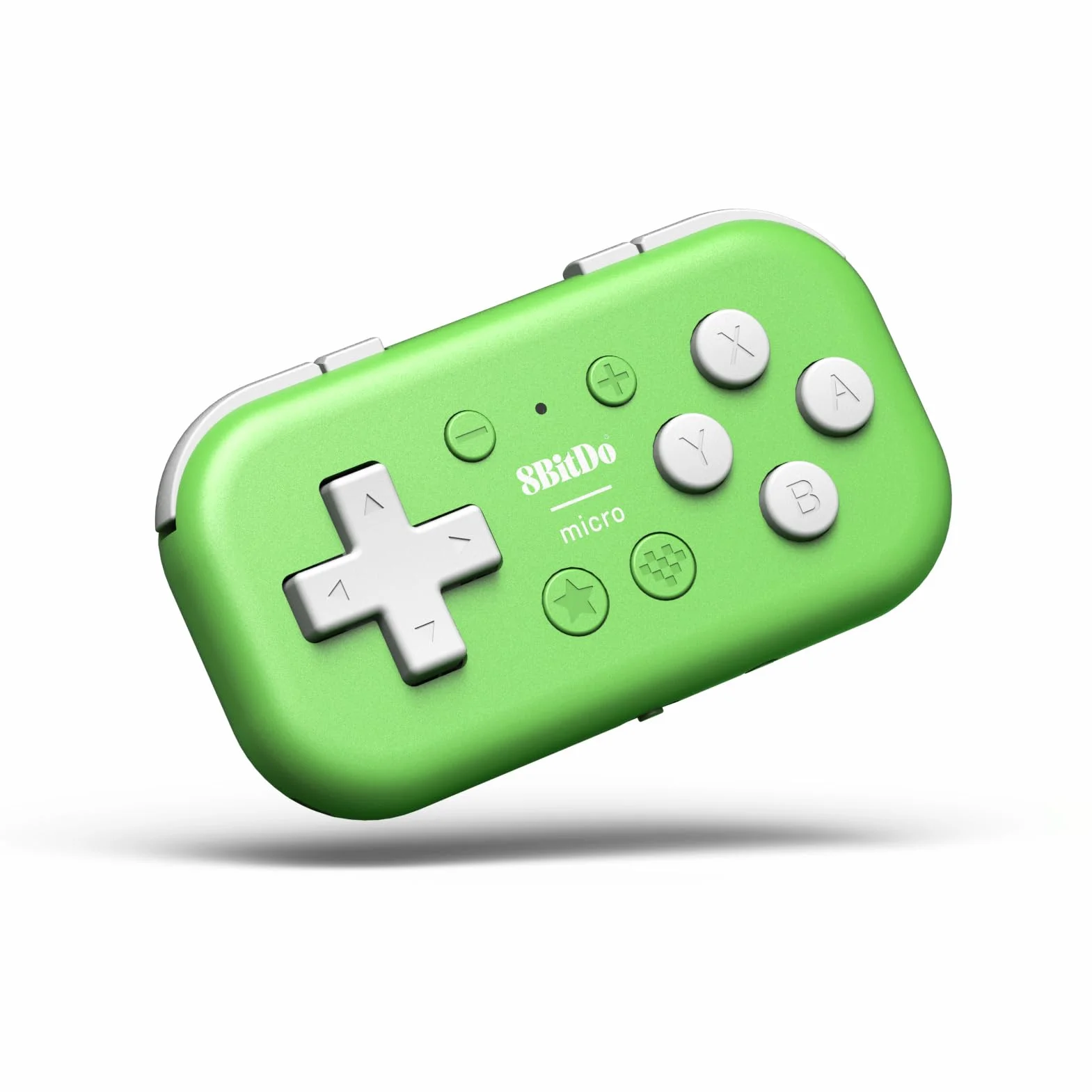 8Bitdo Micro Bluetooth Gamepad Pocket-sized Mini Controller for Switch, Android, and Raspberry Pi, Support Keyboard Mode (Green)