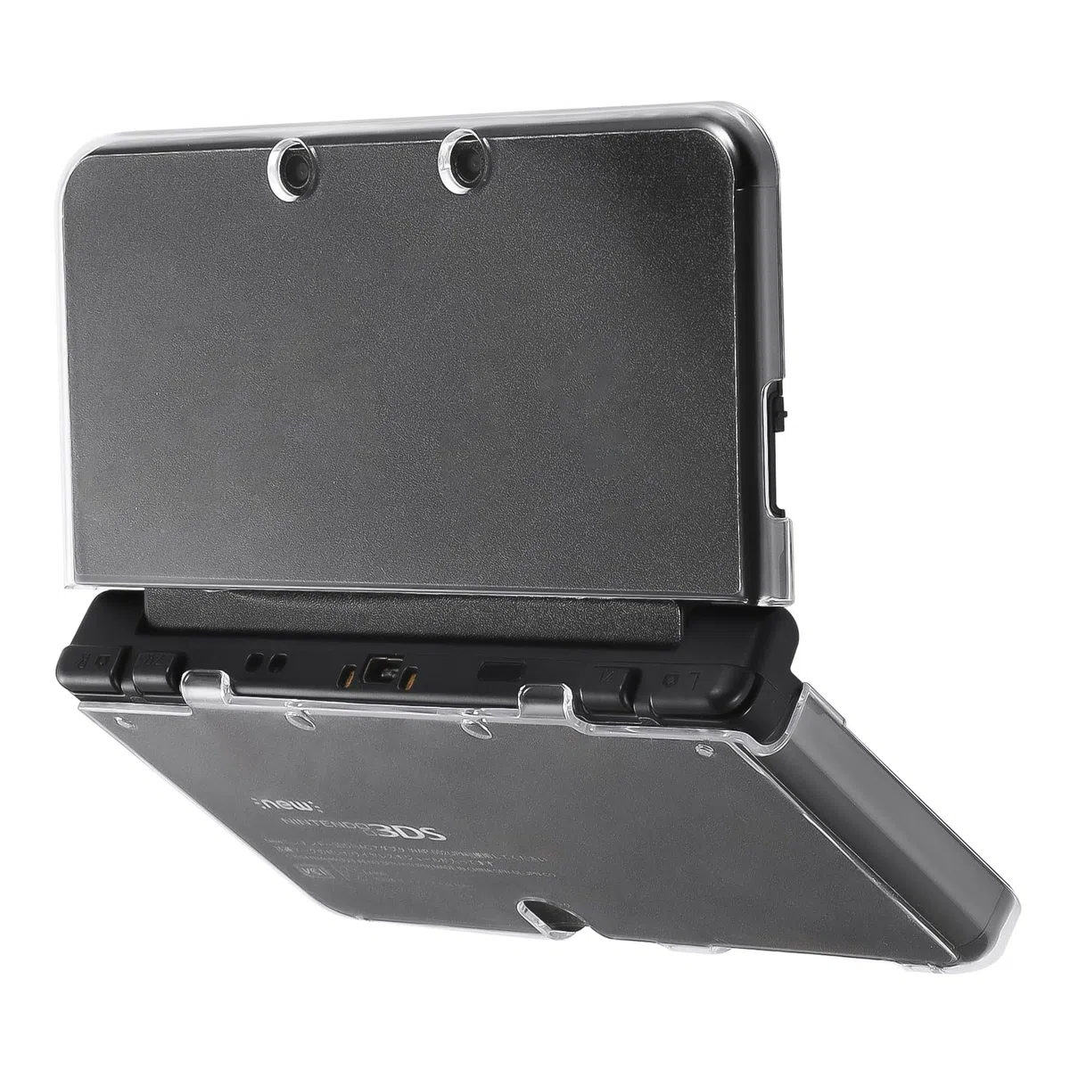 VSEER New 3DS Case - Custodia protettiva rigida ultra trasparente trasparente per Nintendo New 3DS - [design modificato senza cerniere]