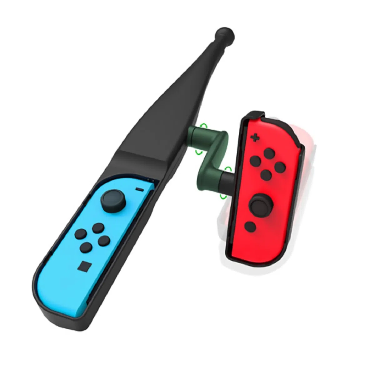 ZEZEFUFU Impugnatura per canna da pesca per interruttore NS per console Joy-Con Accessori per controller di gioco