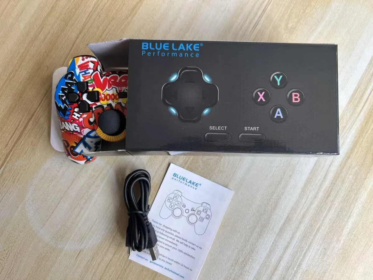 Controller wireless per PS3 con doppia vibrazione e cavo di ricarica …