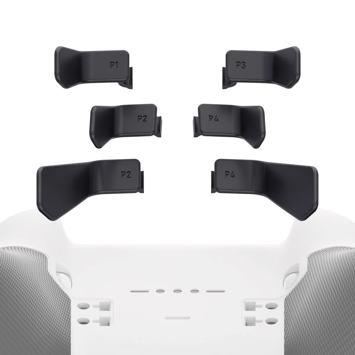 eXtremeRate Swift Paddles Metallo per Xbox Elite Series 2 Controller,6 Palette Levette Posteriori Tasti Pulsanti Intercambiabile per Xbox Elite V1/Series 2 Core Joystick-Nero