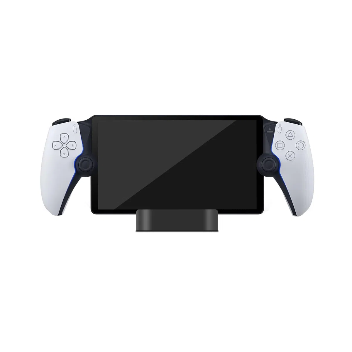 Dock di ricarica con porte USB C rimovibili compatibile con PS Portal Remote Player (Nero)