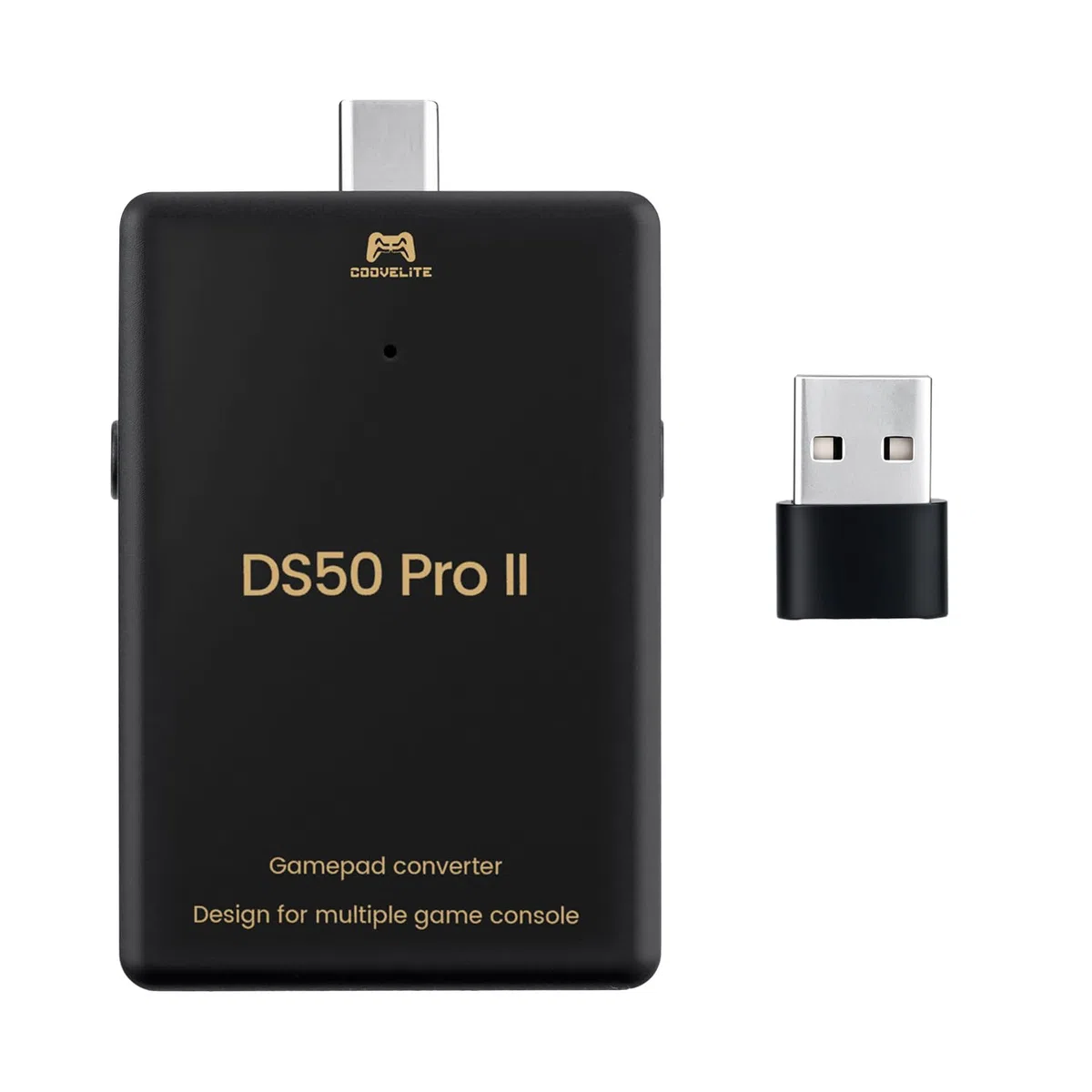 Mcbazel Besavior DS50 PRO2 Convertitore per Gamepad, supporta controller PS5/PS4/Xbox One S/Xbox Series X/S/Xbox Elite 2/Switch Pro su PS5/PS4/PS3/PC/Switch 2 e 1/Lite, audio integrato da 3,5 mm,