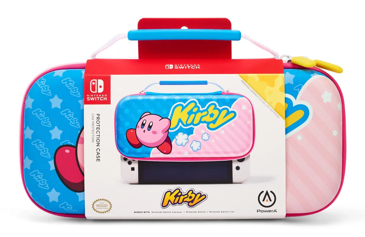 Custodia di protezione PowerA per Nintendo Switch - modello OLED, Nintendo Switch e Nintendo Switch Lite - Kirby